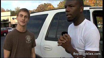 Preview 2 of Granny Cece Blue - Sexy black boys fuck white tight asses 03