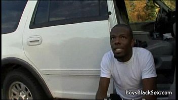 Preview 1 of Granny Cece Blue - Sexy black boys fuck white tight asses 03
