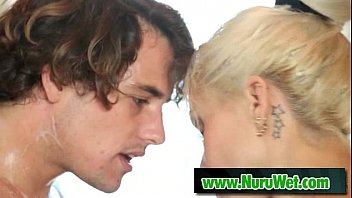 Preview 4 of Brazzer Olivia - Gorgeous babe gives a Nuru massage 11