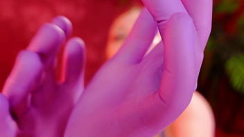 Preview 3 of Technichan - ASMR free video - nitrile gloves fetish clip - sfw (Arya Grander)