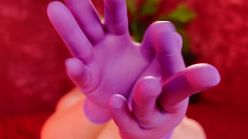 Preview 4 of Technichan - ASMR free video - nitrile gloves fetish clip - sfw (Arya Grander)