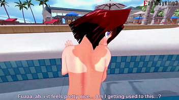 Preview 2 of Clips Nami Miyamae - Anzu Mazaki Fucking hard on the pool | 4 | Yu-gi-Oh | ahegao step,  bikini tea gardner Full &amp_ FPOV Versions on Sheer &amp_ PTRN: Fantasyking3