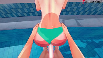 Preview 4 of Clips Nami Miyamae - Anzu Mazaki Fucking hard on the pool | 4 | Yu-gi-Oh | ahegao step,  bikini tea gardner Full &amp_ FPOV Versions on Sheer &amp_ PTRN: Fantasyking3