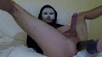 Preview 4 of Small Tit Cutie Tube - MASSIVE CUMSHOT ORGASM WITH HUGE ANAL DIDLO