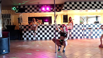 Preview 2 of Xnxx Bahan Bhai - Noochka seduces Marie Lumacarie &amp_ Lety Howl with an incredible demonstration of Pole Dance to end with a Lesbian threesome and a fountain of Squirt!