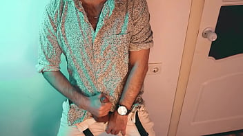 Preview 2 of Sixvides Sixvides - Sexy handsome Noel Dero locked himself in his room and decided to jerk off. ASMR MASTURBATION