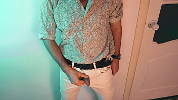 Preview 1 of Sixvides Sixvides - Sexy handsome Noel Dero locked himself in his room and decided to jerk off. ASMR MASTURBATION