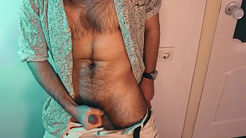 Preview 4 of Sixvides Sixvides - Sexy handsome Noel Dero locked himself in his room and decided to jerk off. ASMR MASTURBATION