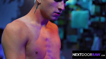 Preview 4 of Ponr Xxx Sex 18 - Muscle Daddy Intensely Makes Love To Hot Stranger - Roman Todd,  Theo Brady - NextDoorRaw
