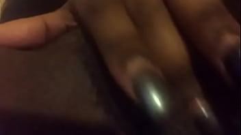 Preview 1 of Incestous Mom And Aunt - ebony girl playing with her juicy pussy