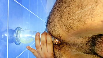 Preview 2 of Mom And Sun Sex - Insertando me por primera vez un dildo de 20 cm