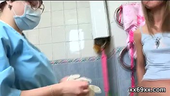 Preview 3 of Women Cum Come - Doctor assists with hymen physical and virginity loss of virgin teenie