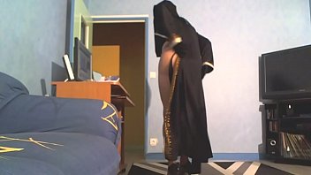 Preview 2 of Private Cum Swallowing - djellaba et niqab