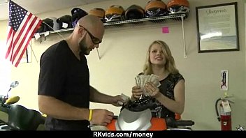 Preview 4 of Qubi - Sexy teen nails her butt on hard dick for cash 14