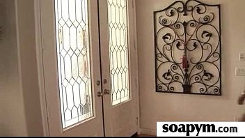 Preview 1 of Bdsm Skypes - Masseuse shows her AMAZING body in a hot soapy massage 20