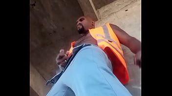 Preview 2 of Adhd Xxx Hj - Trabalhador filma se masturbando na obra