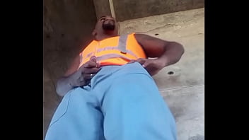Preview 1 of Adhd Xxx Hj - Trabalhador filma se masturbando na obra