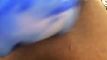 Preview 3 of Fat Yummy Black Pussy - Blue Toy