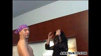 Preview 4 of Chinese Shot - Amateur homemade foursome with 2 busty sluts