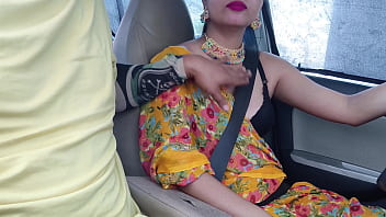 Preview 2 of Mom In Catch - First time fucked my stepmom in car after driving lessons risky public sex