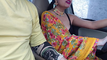 Preview 1 of Mom In Catch - First time fucked my stepmom in car after driving lessons risky public sex