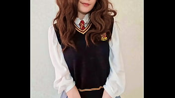 Preview 1 of My Mom Okd Pussy - Hermione is a little shy,  but her shyness won&#039_t stop her from being a naughty slut ready to fuck right now