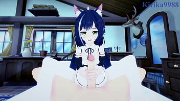 Preview 1 of Trainer Is Touching His Girls - Karyl and Arisa intense sex. - Princess Connect! Re:Dive POV Hentai