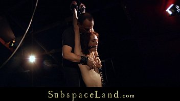 Preview 2 of Asstomouth Pov - Subgirl tied and leg spead for intense bondage massage