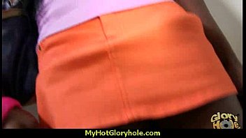 Preview 1 of Insta Awex Melayu Rabahtml - Ebony Slut Fucks A White Gloryhole Cock In Her First Interracial Scene 25