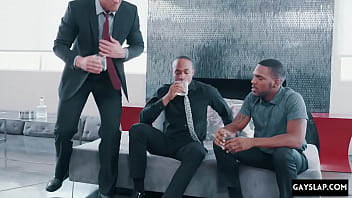 Preview 1 of 90 Grannys 18 Boy - Hot black gay sex threesome