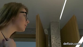 Preview 3 of Teen Stepsister Sleep - Losing virginity of lovable kitten tight slit and fingering