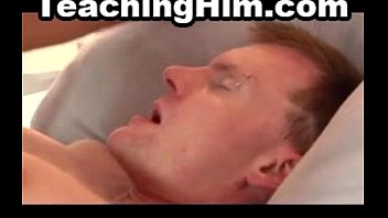Preview 4 of Lana Rhoades With Old Man - Horny hunk taking a bare cock deep in his asshole0p 4