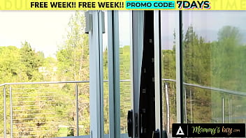 Preview 1 of Kendra Lust Mom New - MOMMY&#039_S BOY - Curious Advertiser MILF Chanel Preston Discovers The Joys &amp_ Perks From Nuru Massages