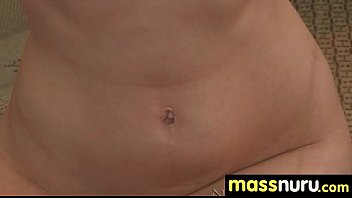 Preview 2 of Japan Teal - busty teen gives nuru sex massage 6