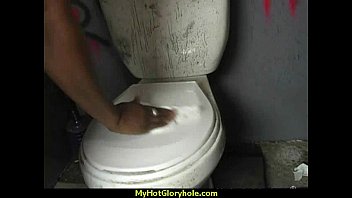 Preview 2 of Teen Sex Ripermen Fuke - Ebony teen shows off her blowjob skills at gloryhole 28