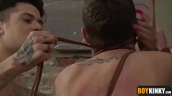 Preview 3 of Bath Room Sex Rape - Horny Mickey loves to play with slave Cameron dick and ass