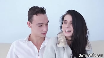 Preview 1 of Fuk Asian - Sweet Wife Nicole Black Gets Ass Drilled While Her Hubby Watches