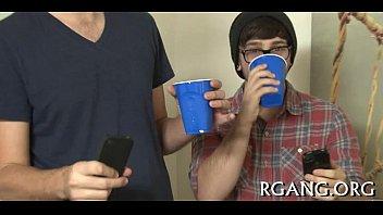 Preview 1 of Rped Blue Jeans - Gang bang with slutty gals
