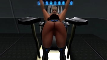 Preview 2 of Ebony Teen Taking Bbc - Reunited Intergalactic SLUTS S1E7