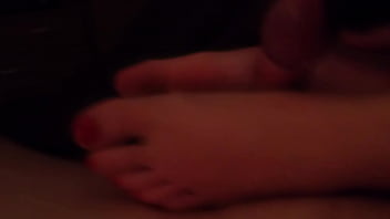 Preview 2 of Www Sexfackvedios Com - s. footjob with cumshot