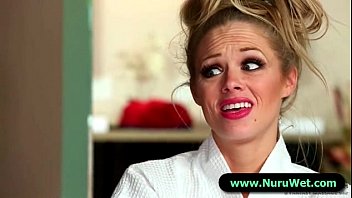 Preview 2 of Prank Camera - sexy masseuse gives a full service nuru massage 18