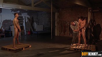 Preview 1 of Sex Mom Gemuk - Sebastian likes to tie strings big balls and uncut penis