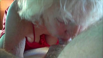 Preview 1 of Guy Fart - Amateur grandma sucking a young shaft