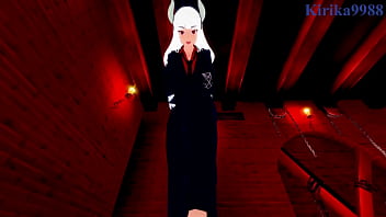 Preview 1 of Deny Star - Lucifer the CEO of Hell and Modeus The Lustful Demon intense sex. - Helltaker POV Hentai
