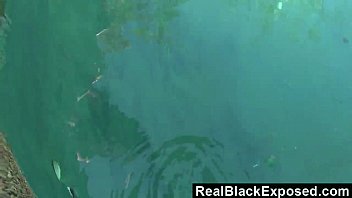 Preview 2 of Black Rape Outdoor - RealBlackExposed - Tila Shows Off Her Unbelievable Body