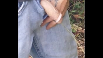 Preview 2 of Lunch Lun - my man pissing outside!