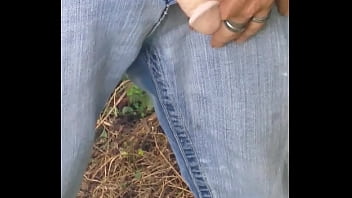 Preview 3 of Lunch Lun - my man pissing outside!