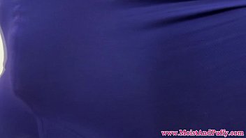 Preview 2 of Britist Mature - Masturbating fetish babe pissing on couch