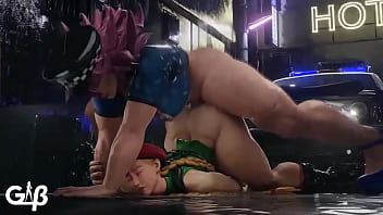 Preview 4 of Famale Gedik - Futa Poison Anal Fucks Farting Cammy in Alleyway (Fart edit by Wceen)
