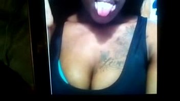 Preview 1 of Romantic Beauty Boobs - My Hot Cum on her Sexy Hot Horny Nasty Slutty Black Sista Face mmmmmm